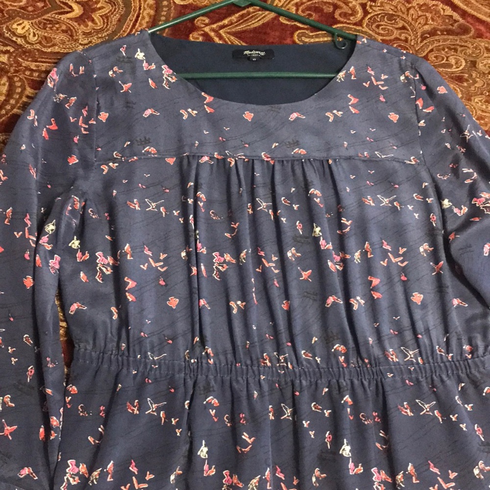 Madewell silk dress. Size 12. Gently used.